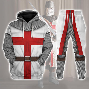 Gearhomie 1189-1192 Templar Knight-String Mail Costume Hoodie Sweatshirt T-Shirt Tracksuit - Gearhomie.com