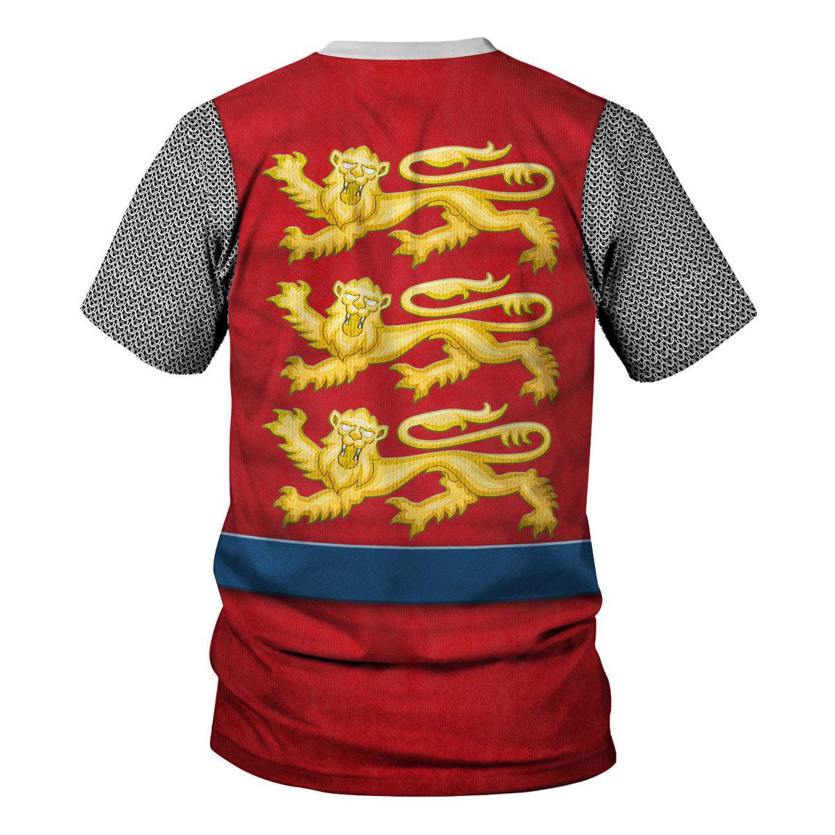Gearhomie 12th Century English Knights Costume Hoodie Sweatshirt T-Shirt Tracksuit - Gearhomie.com