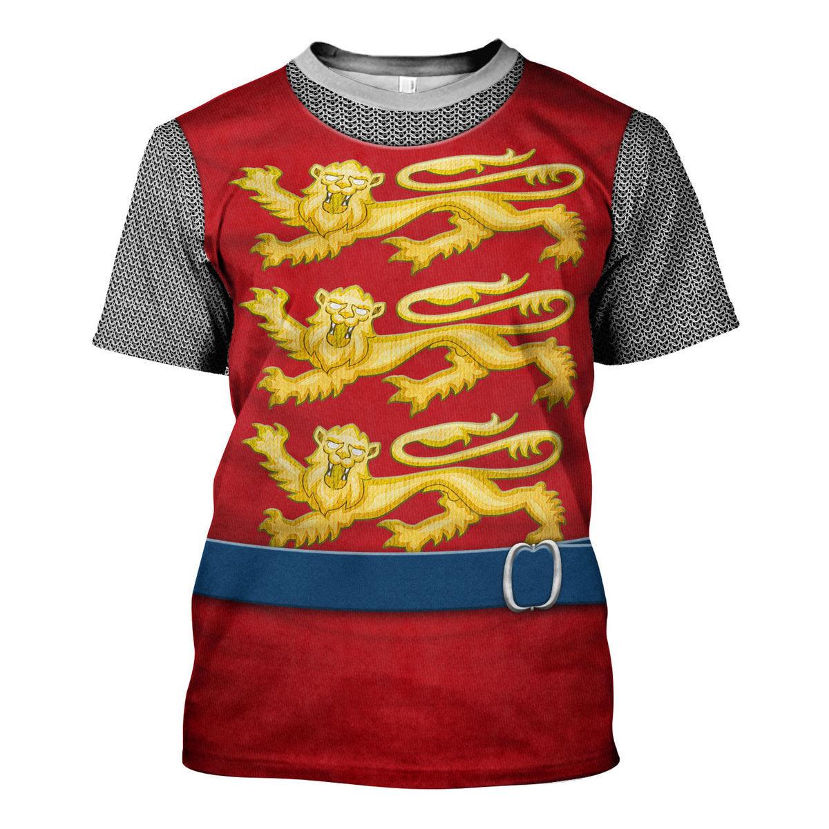 Gearhomie 12th Century English Knights Costume Hoodie Sweatshirt T-Shirt Tracksuit - Gearhomie.com