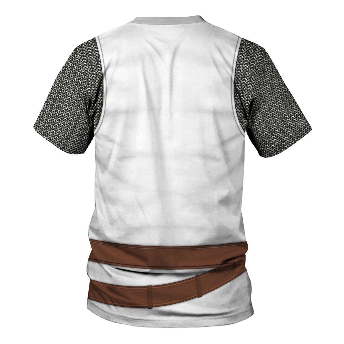 Gearhomie 12th Century Knights Templar Costume Hoodie Sweatshirt T-Shirt Tracksuit - Gearhomie.com