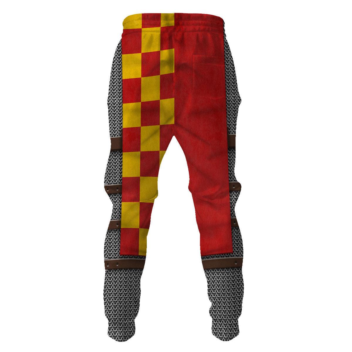 Gearhomie 13th Century English Knight Costume Hoodie Sweatshirt T-Shirt Tracksuit - Gearhomie.com