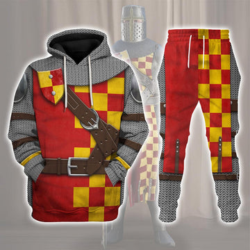 Gearhomie 13th Century English Knight Costume Hoodie Sweatshirt T-Shirt Tracksuit - Gearhomie.com