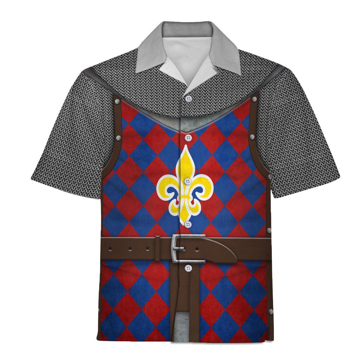 Gearhomie 13th Century French Knight Costume Hoodie Sweatshirt T-Shirt Tracksuit - Gearhomie.com