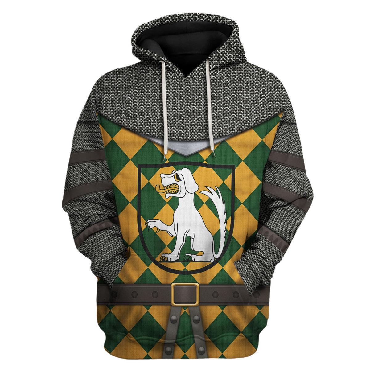 Gearhomie 13th Century German Knight Costume Hoodie Sweatshirt T-Shirt Tracksuit - Gearhomie.com