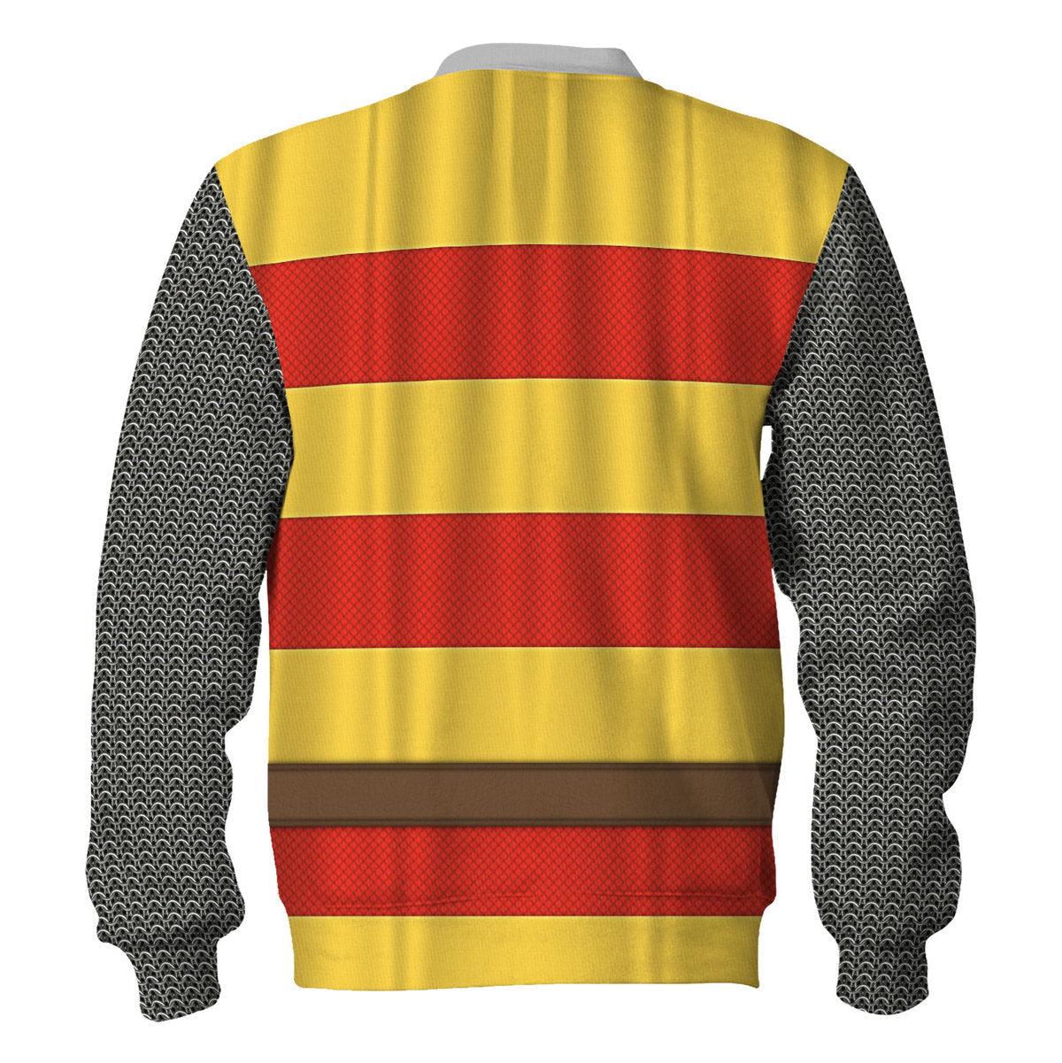 Gearhomie 13th Century Holy Roman Empire Knight Costume Hoodie Sweatshirt T-Shirt Tracksuit - Gearhomie.com