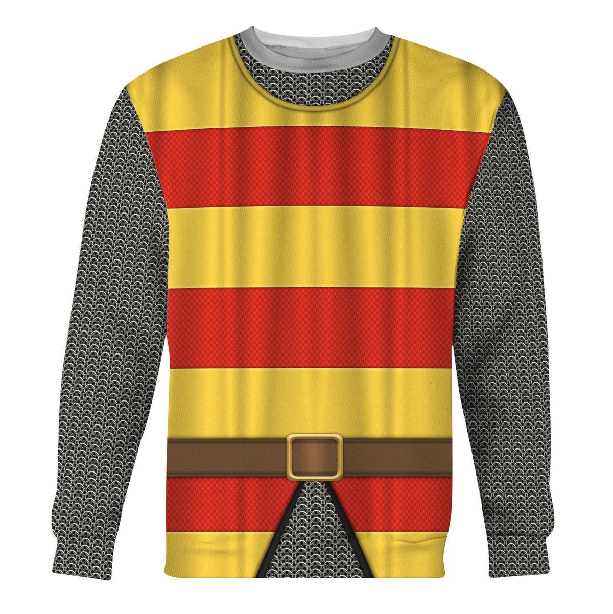 Gearhomie 13th Century Holy Roman Empire Knight Costume Hoodie Sweatshirt T-Shirt Tracksuit - Gearhomie.com
