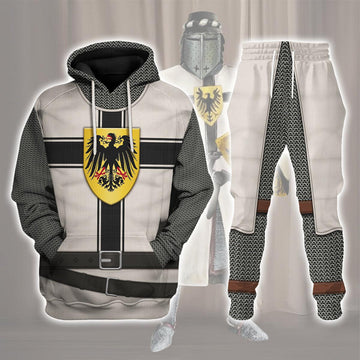 Gearhomie 13th Century Teutonic Knight of Saint Mary Costume Hoodie Sweatshirt T-Shirt Tracksuit - Gearhomie.com