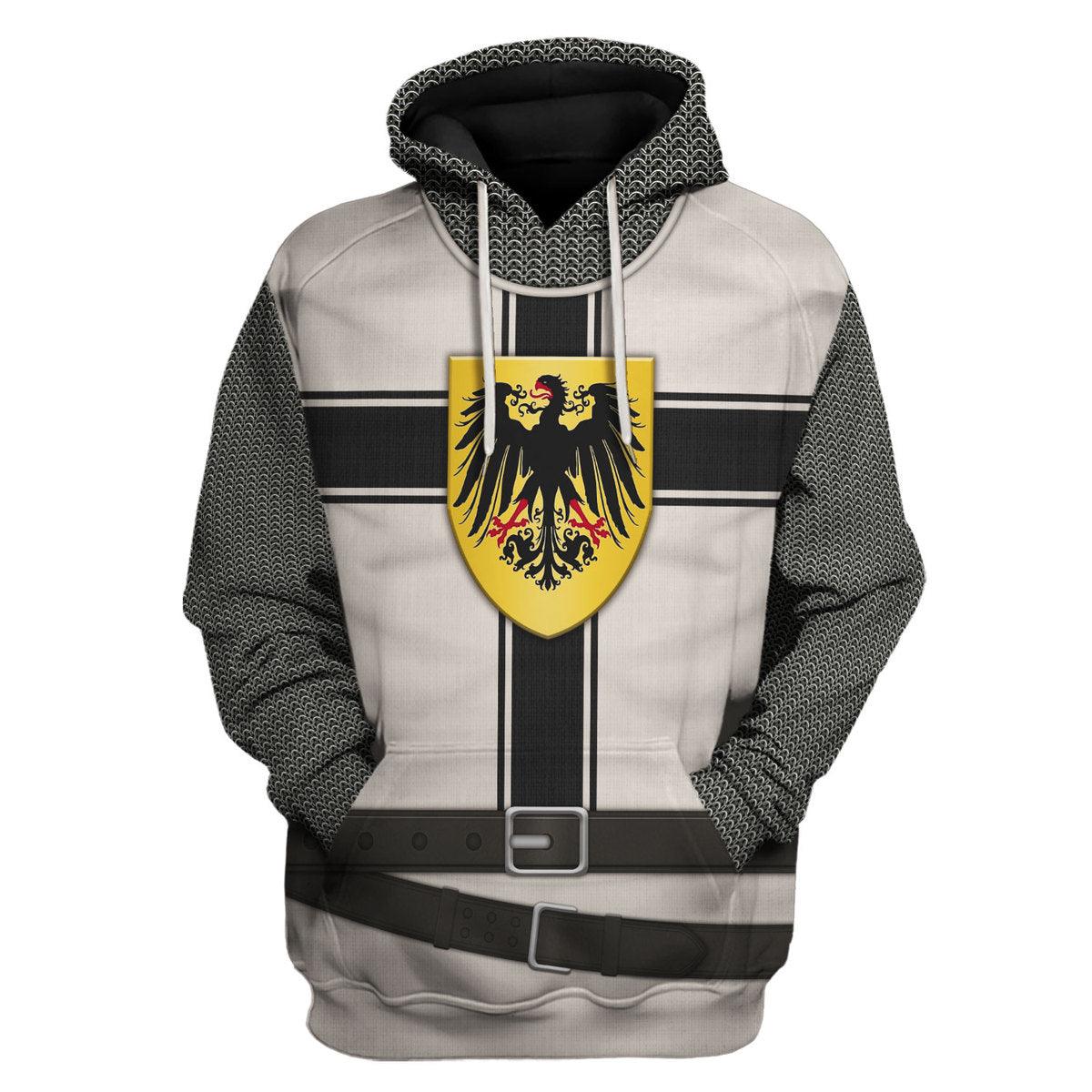 Gearhomie 13th Century Teutonic Knight of Saint Mary Costume Hoodie Sweatshirt T-Shirt Tracksuit - Gearhomie.com