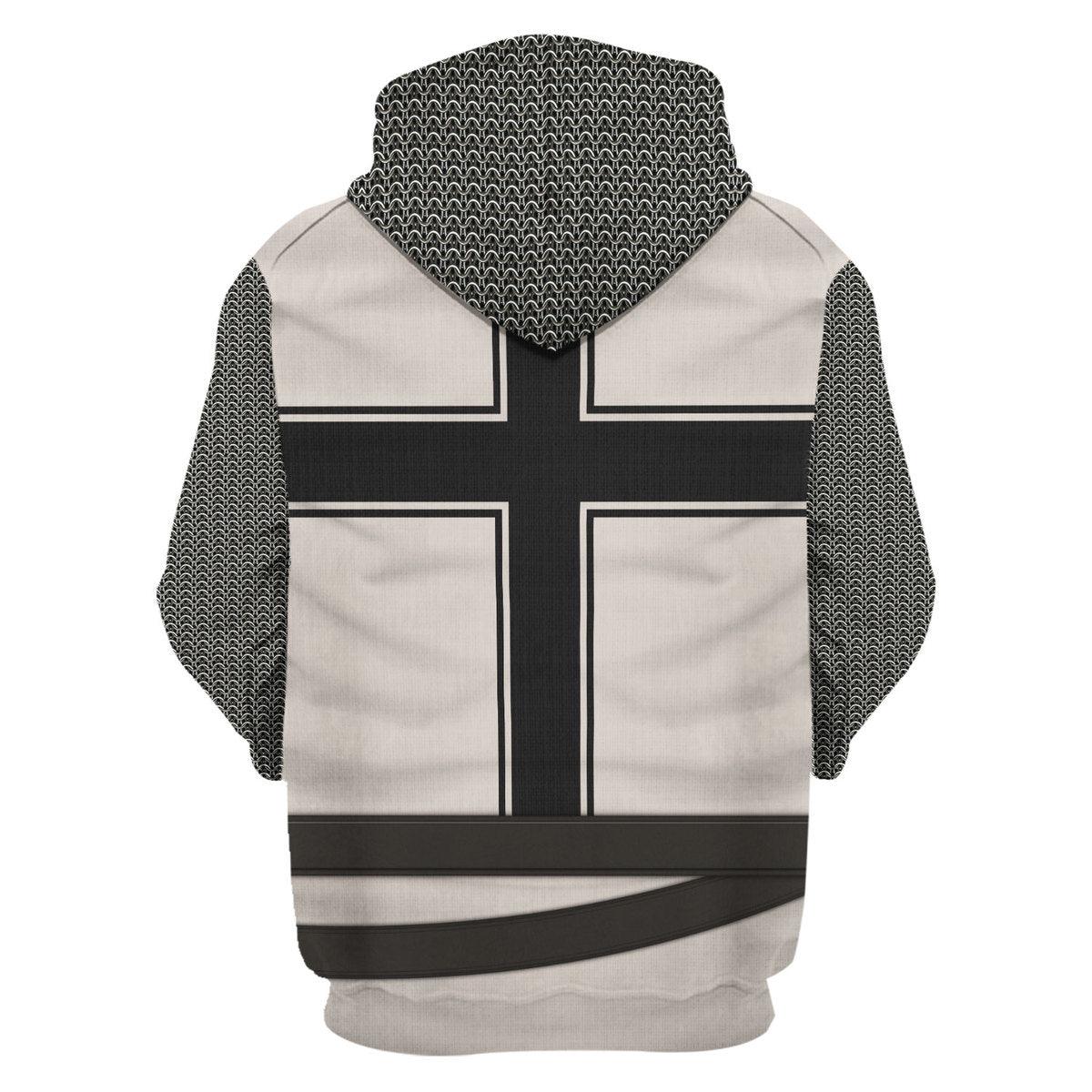 Gearhomie 13th Century Teutonic Knight of Saint Mary Costume Hoodie Sweatshirt T-Shirt Tracksuit - Gearhomie.com