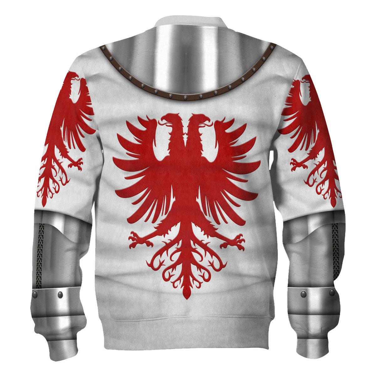 Gearhomie 14th Century Articulated Armour- Boucicaut -1415 Costume Hoodie Sweatshirt T-Shirt Tracksuit - Gearhomie.com