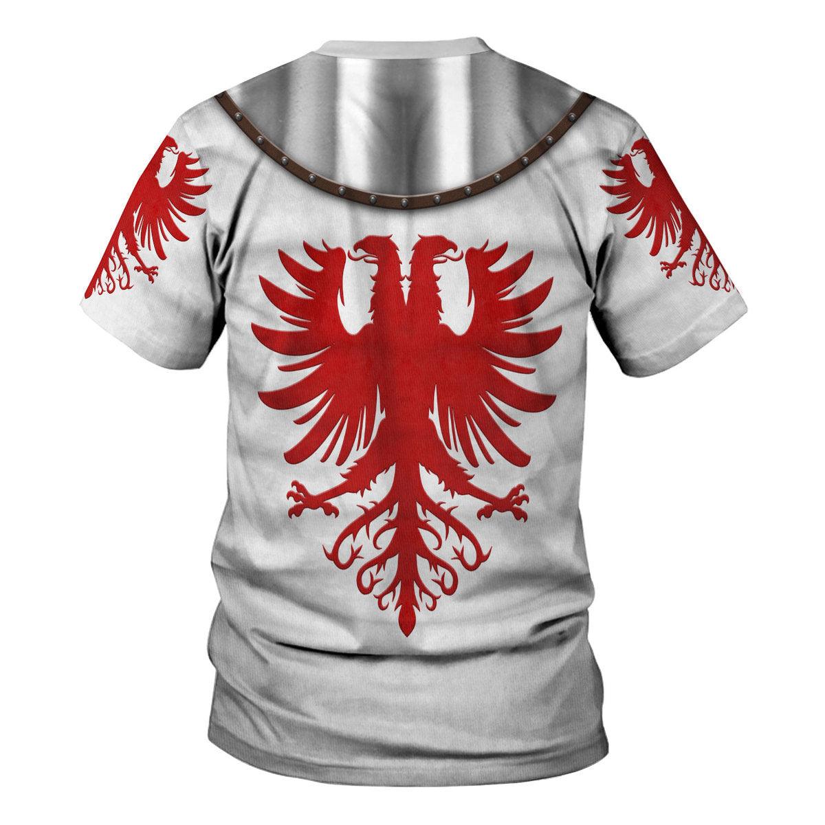 Gearhomie 14th Century Articulated Armour- Boucicaut -1415 Costume Hoodie Sweatshirt T-Shirt Tracksuit - Gearhomie.com