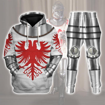 Gearhomie 14th Century Articulated Armour- Boucicaut -1415 Costume Hoodie Sweatshirt T-Shirt Tracksuit - Gearhomie.com