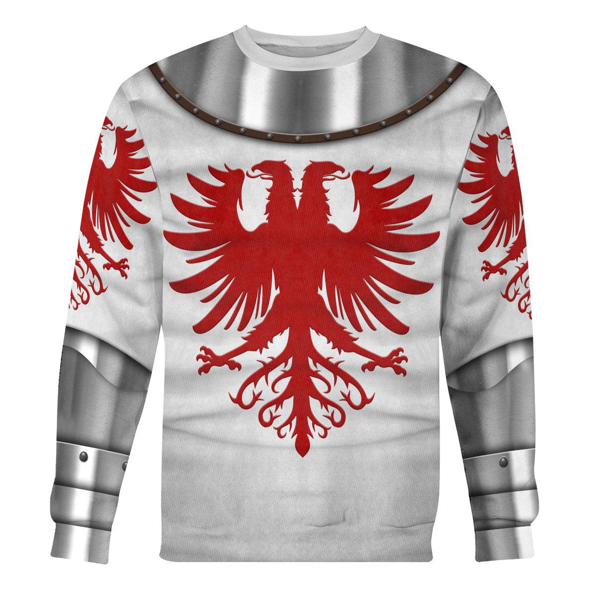 Gearhomie 14th Century Articulated Armour- Boucicaut -1415 Costume Hoodie Sweatshirt T-Shirt Tracksuit - Gearhomie.com