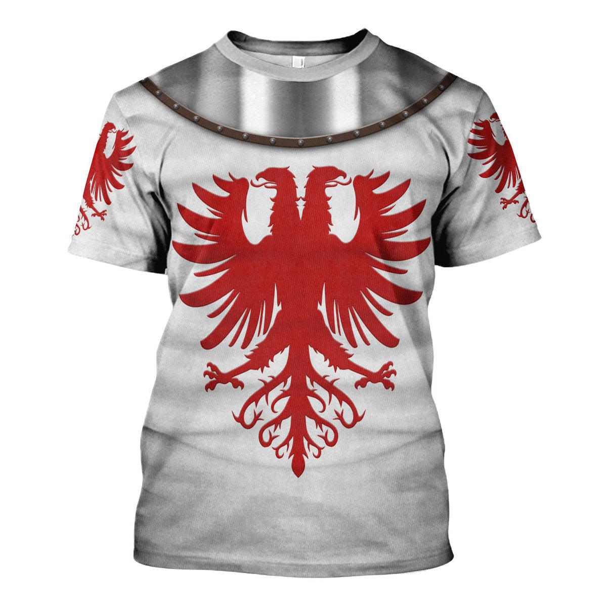 Gearhomie 14th Century Articulated Armour- Boucicaut -1415 Costume Hoodie Sweatshirt T-Shirt Tracksuit - Gearhomie.com