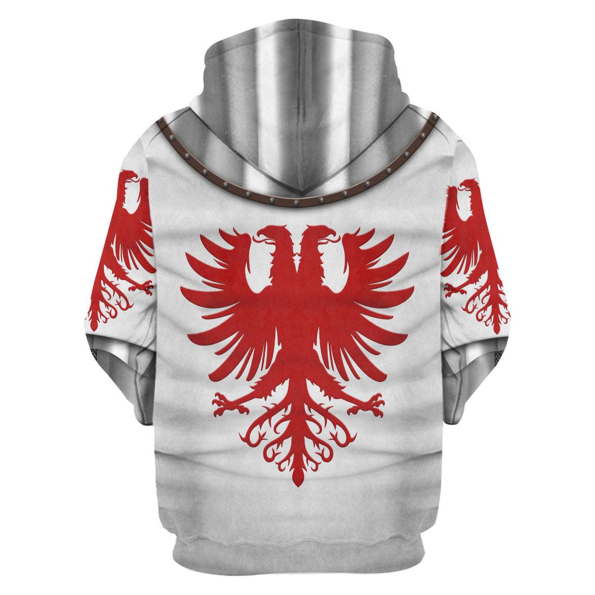 Gearhomie 14th Century Articulated Armour- Boucicaut -1415 Costume Hoodie Sweatshirt T-Shirt Tracksuit - Gearhomie.com