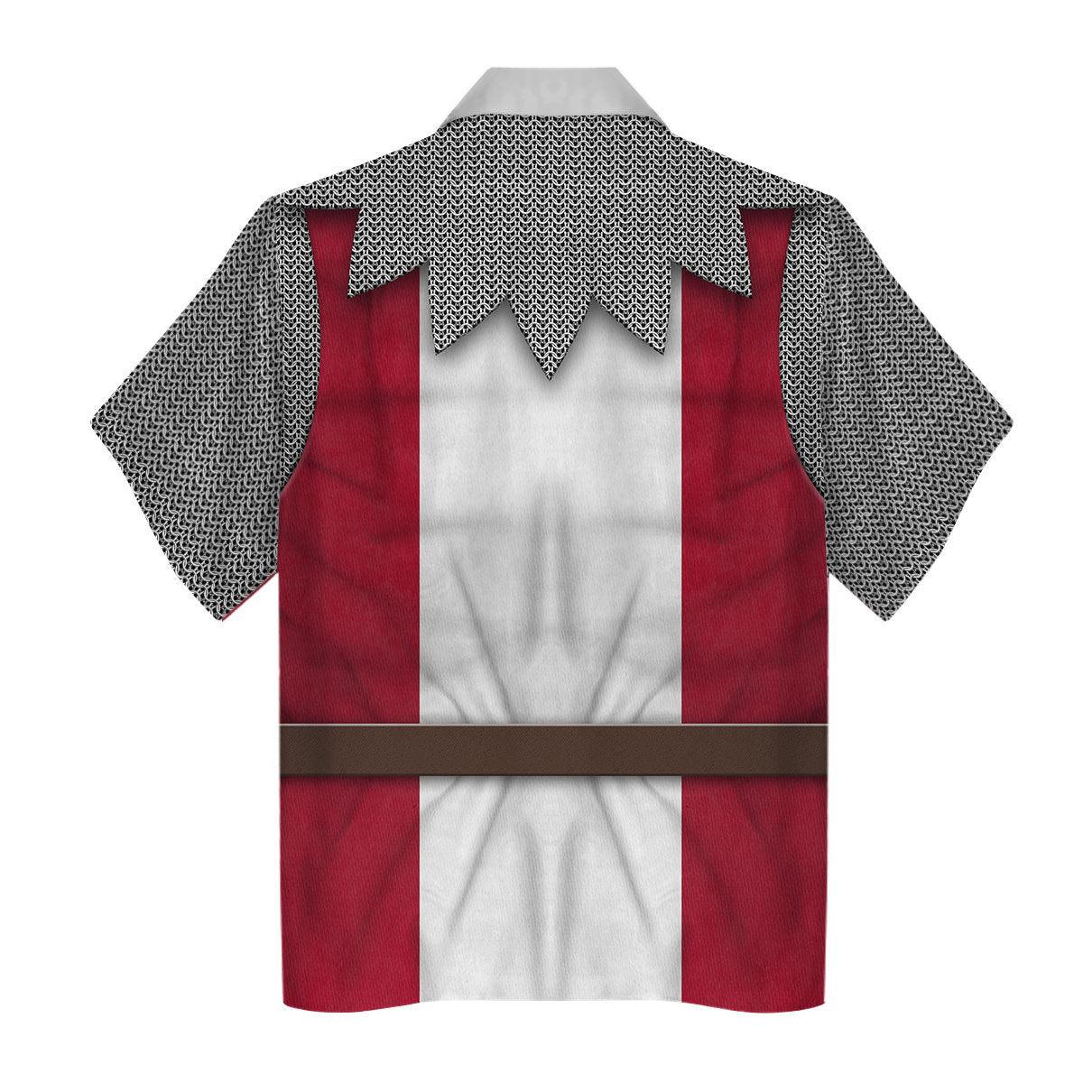 Gearhomie 14th Century English Knights Costume Hoodie Sweatshirt T-Shirt Tracksuit - Gearhomie.com