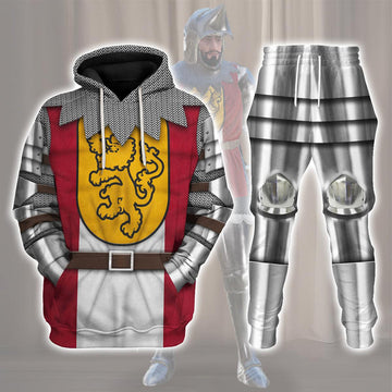 Gearhomie 14th Century English Knights Costume Hoodie Sweatshirt T-Shirt Tracksuit - Gearhomie.com