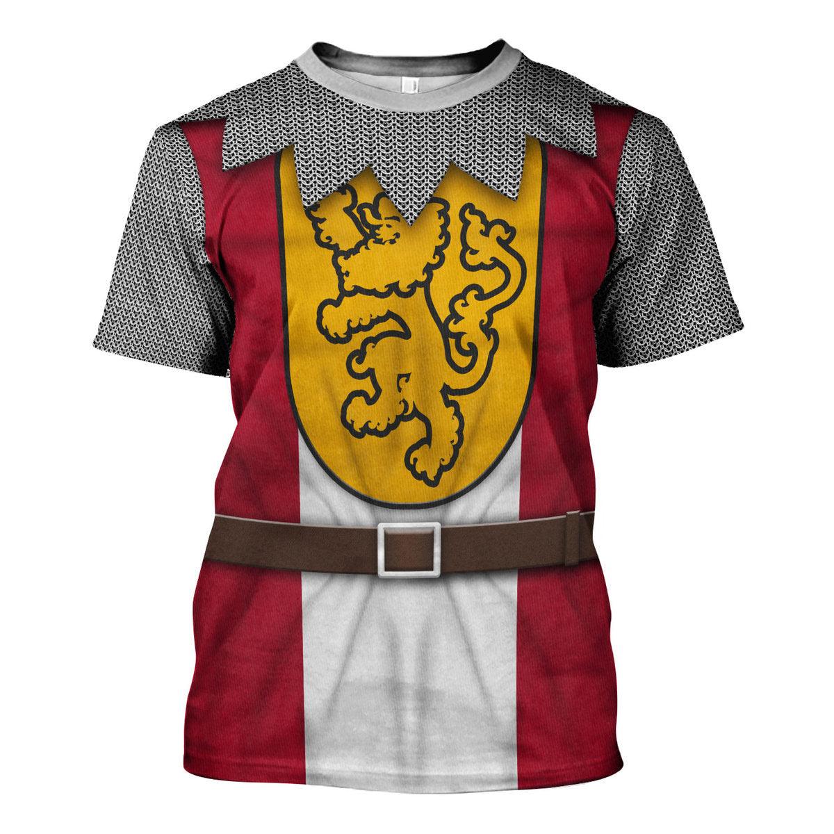 Gearhomie 14th Century English Knights Costume Hoodie Sweatshirt T-Shirt Tracksuit - Gearhomie.com