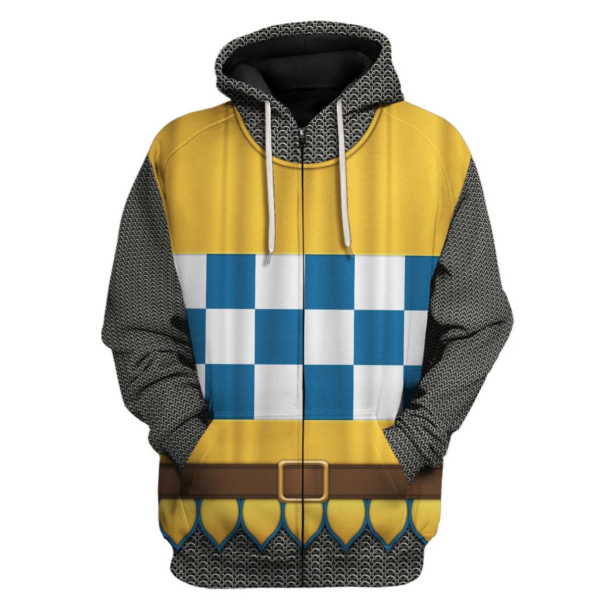 Gearhomie 14th Century German Knight Costume Hoodie Sweatshirt T-Shirt Tracksuit - Gearhomie.com