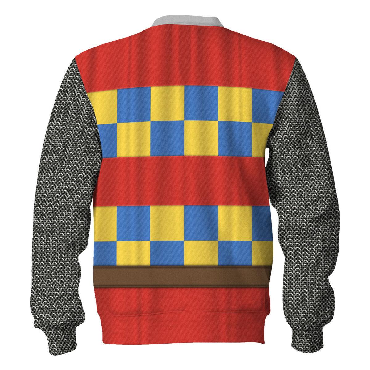 Gearhomie 14th Century Holy Roman Empire Knight Costume Hoodie Sweatshirt T-Shirt Tracksuit - Gearhomie.com