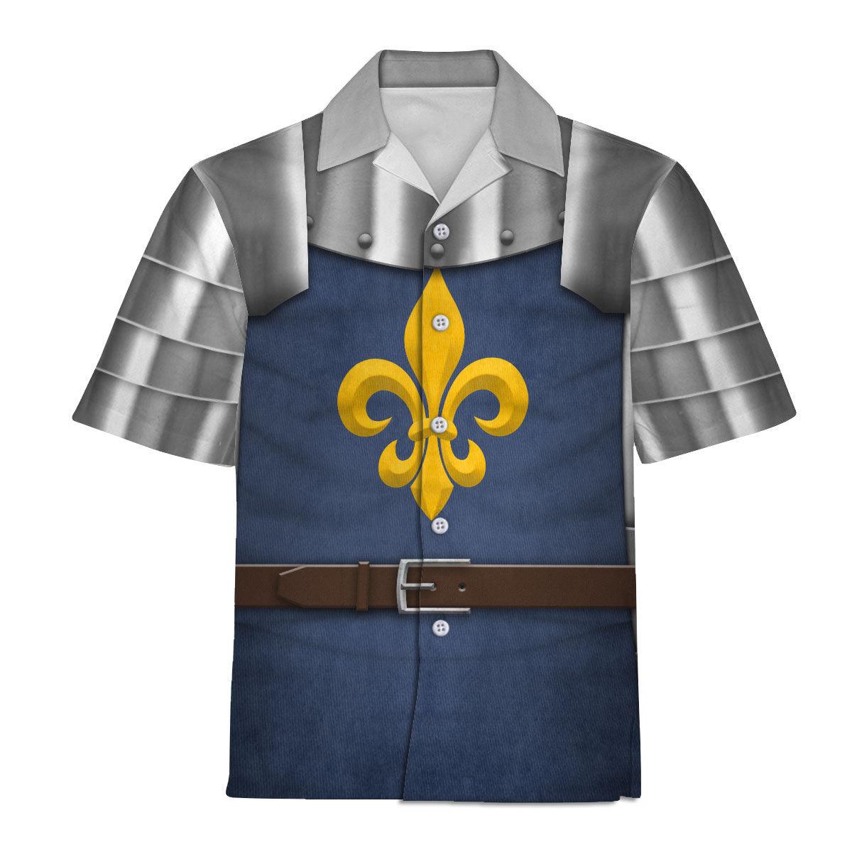 Gearhomie 15th Century French Knight Costume Hoodie Sweatshirt T-Shirt Tracksuit - Gearhomie.com