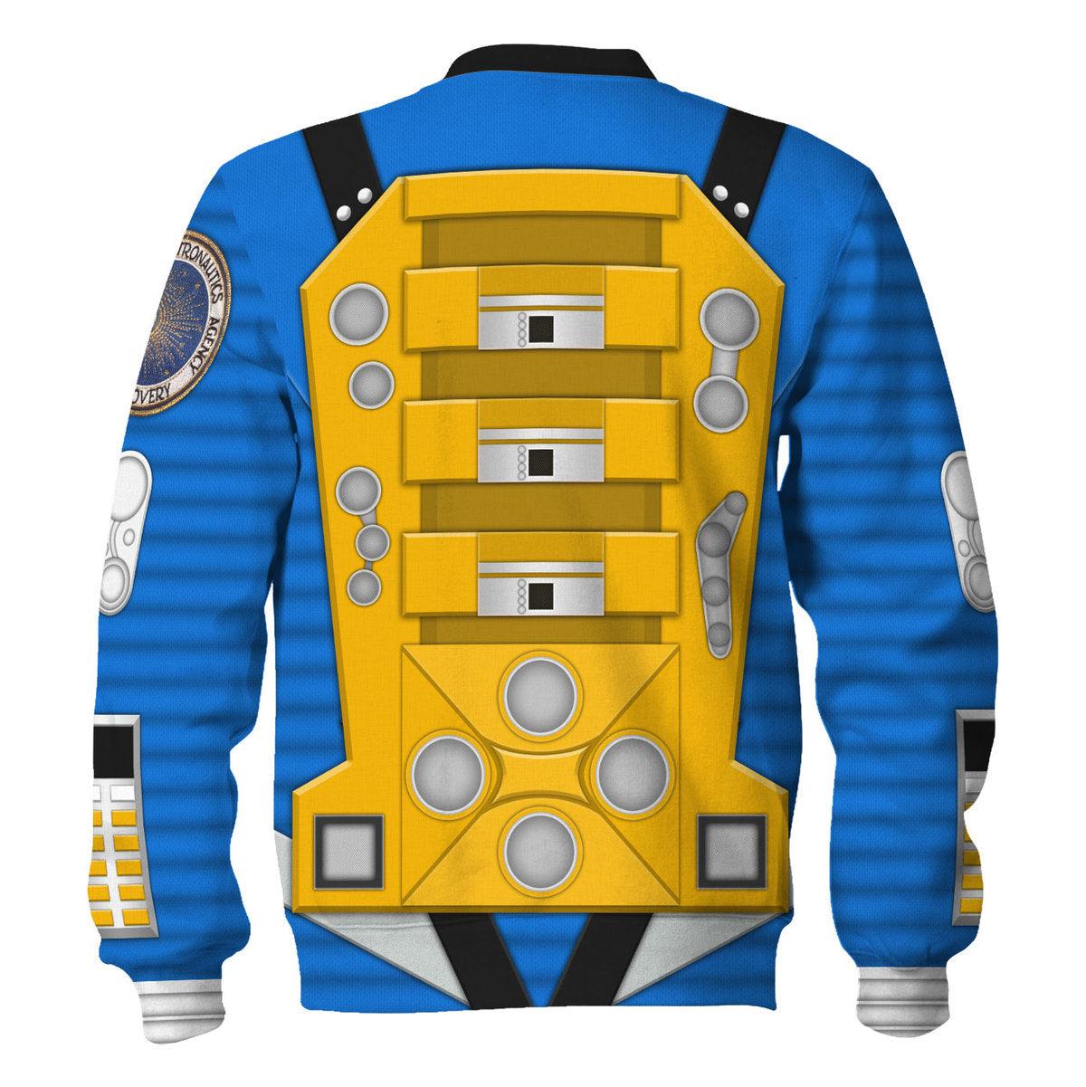 Gearhomie 2001: Space Odyssey Iconic Costume Blue Hoodie Sweatshirt T-Shirt Sweatpants - Gearhomie.com