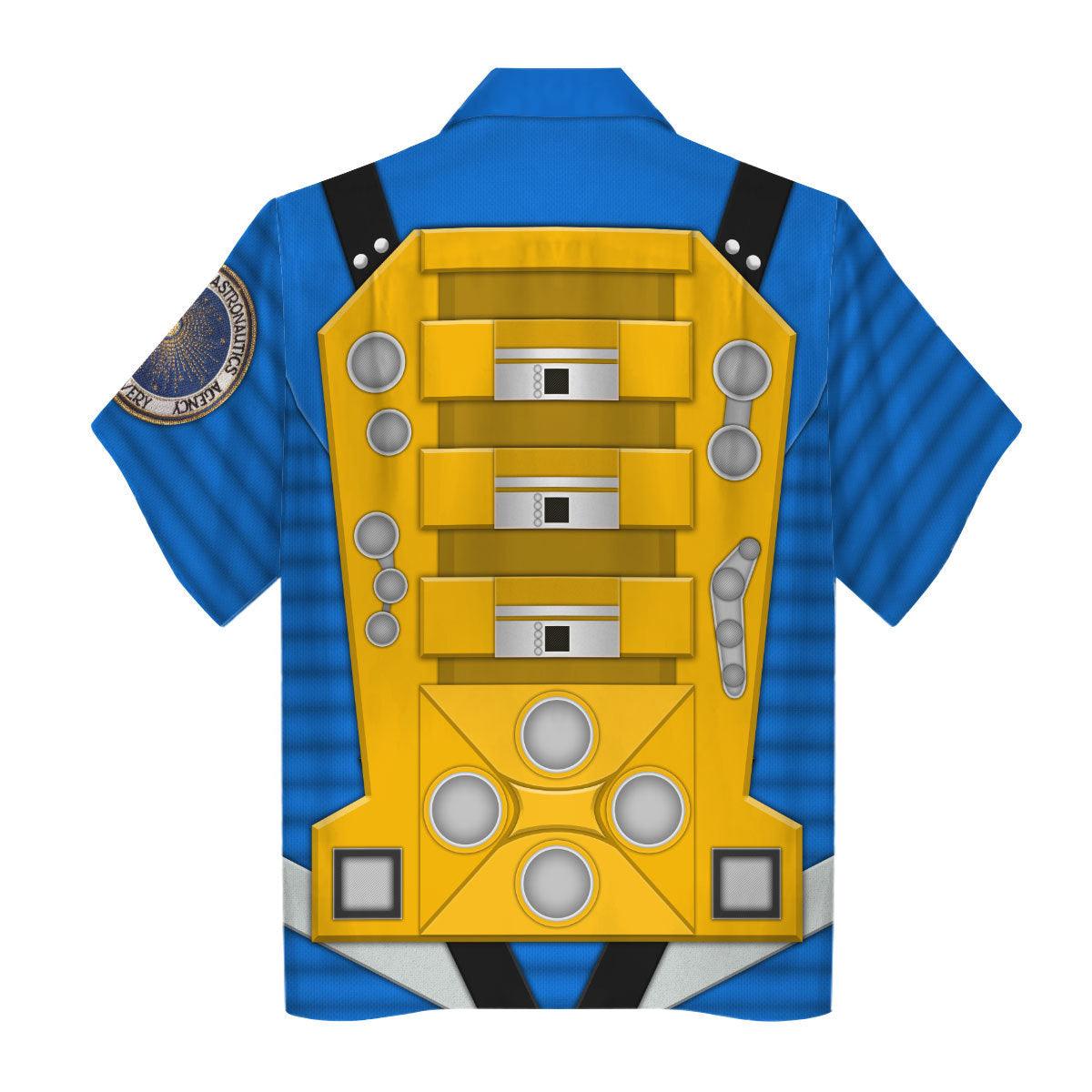 Gearhomie 2001: Space Odyssey Iconic Costume Blue Hoodie Sweatshirt T-Shirt Sweatpants - Gearhomie.com