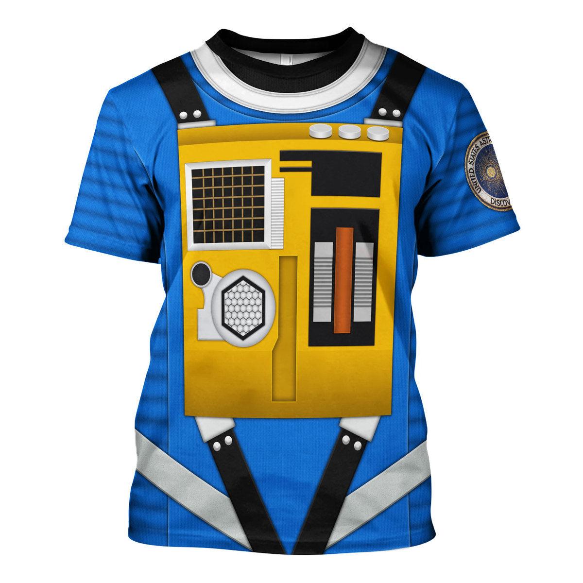 Gearhomie 2001: Space Odyssey Iconic Costume Blue Hoodie Sweatshirt T-Shirt Sweatpants - Gearhomie.com