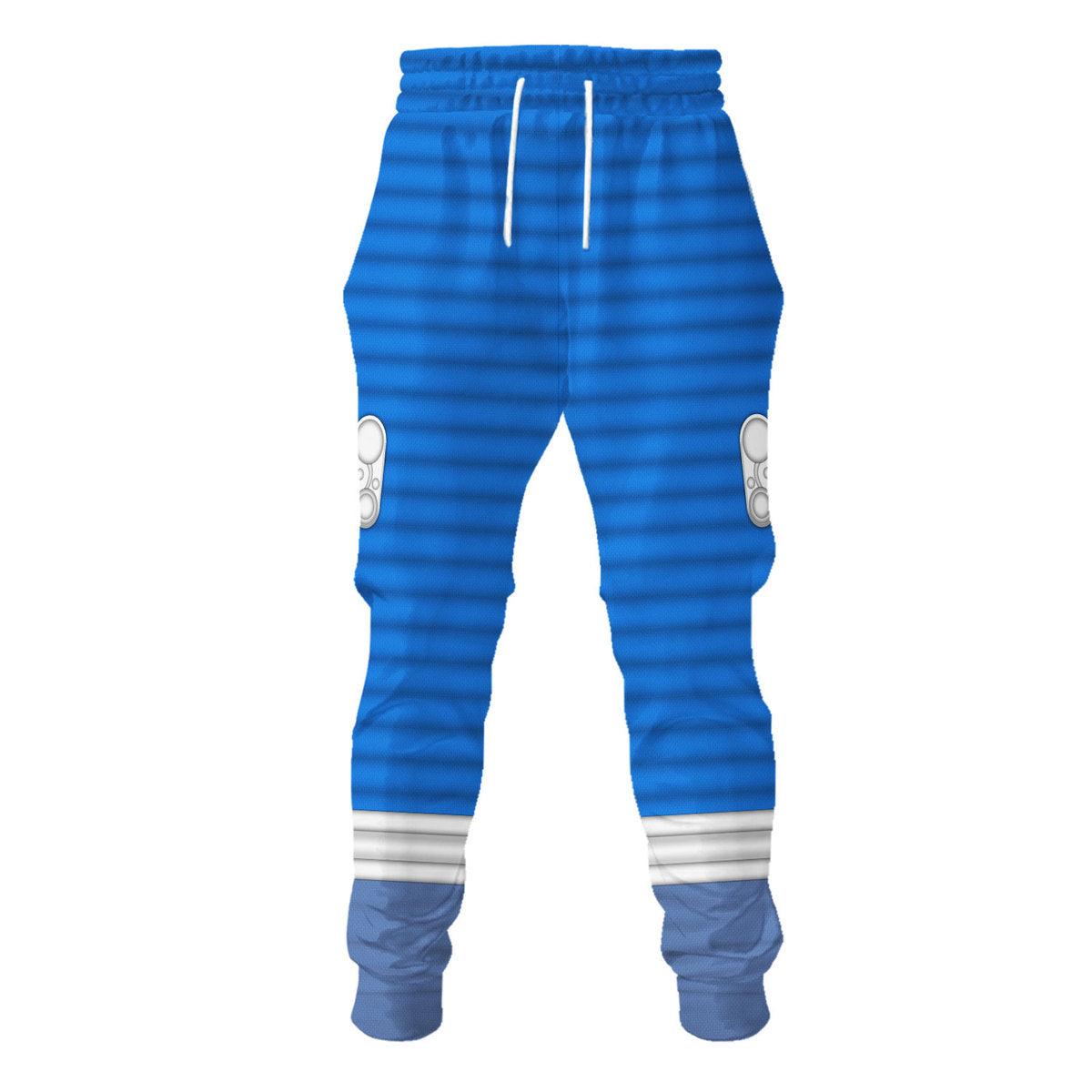 Gearhomie 2001: Space Odyssey Iconic Costume Blue Hoodie Sweatshirt T-Shirt Sweatpants - Gearhomie.com