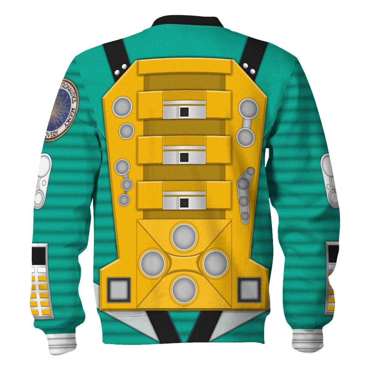 OodieGang 2001: Space Odyssey Iconic Costume Green Hoodie Sweatshirt T-Shirt Sweatpants - OodieGang.com