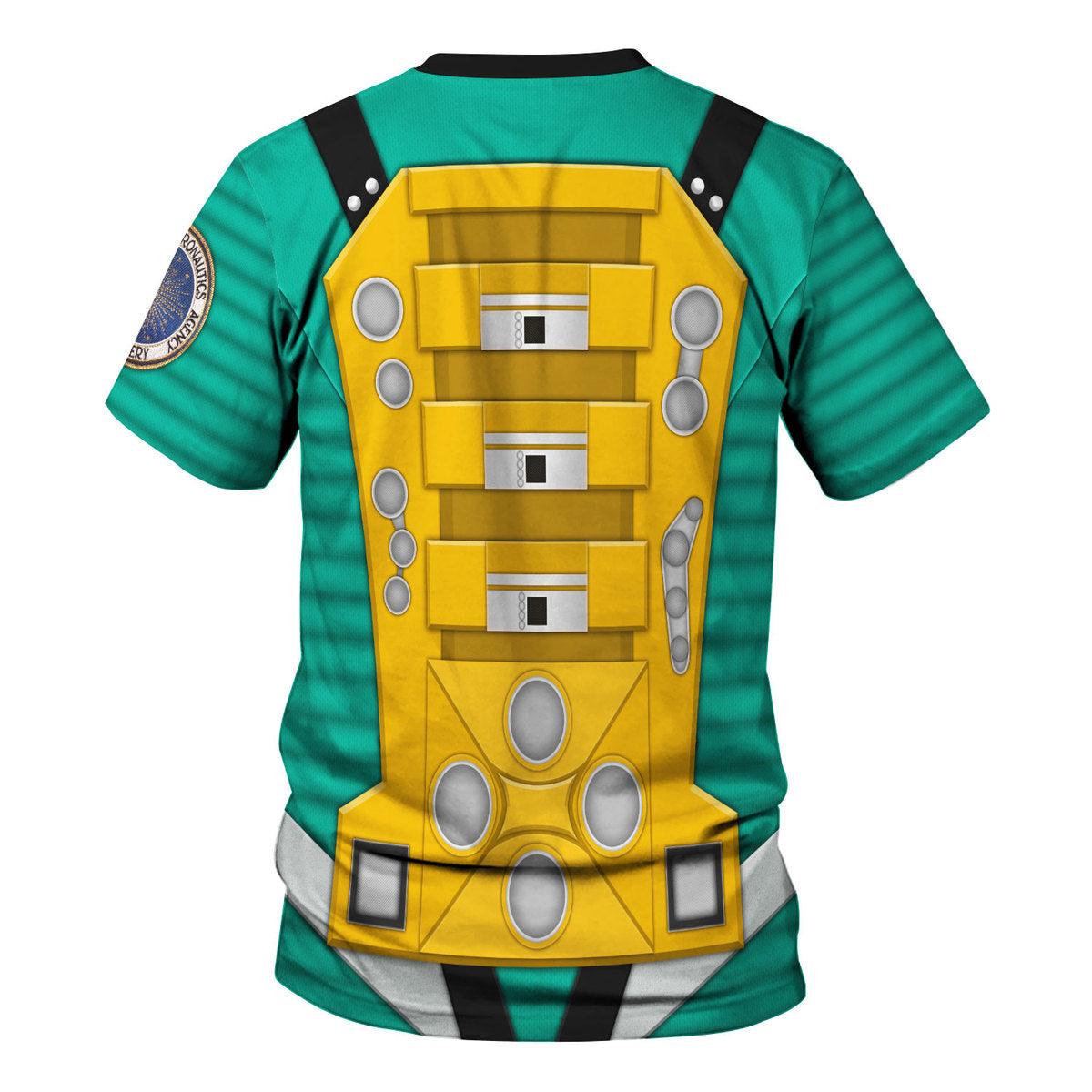 Gearhomie 2001: Space Odyssey Iconic Costume Green Hoodie Sweatshirt T-Shirt Sweatpants - Gearhomie.com