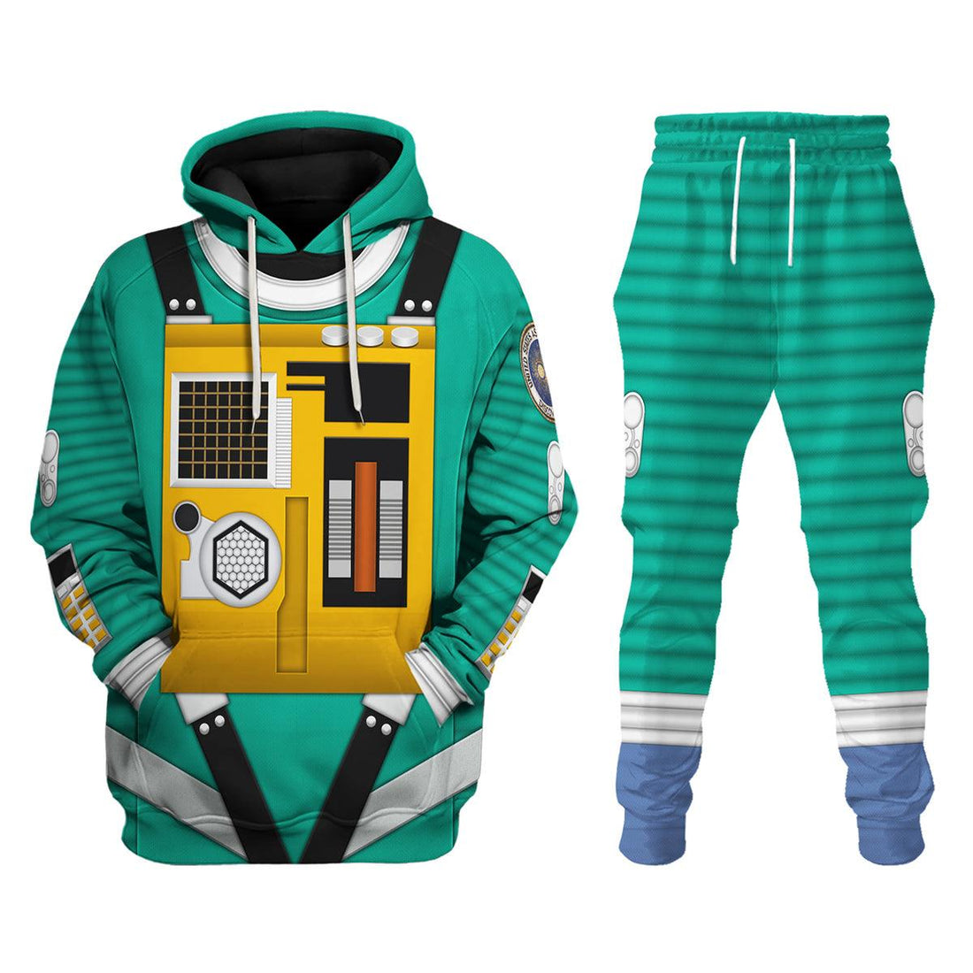 CustomsPig 2001: Space Odyssey Iconic Costume Green Hoodie Sweatshirt T-Shirt Sweatpants - CustomsPig.com