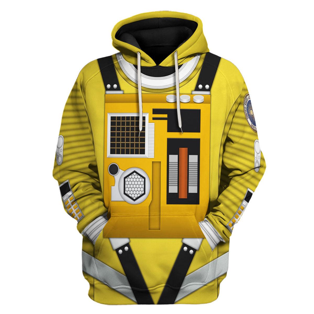 Gearhomie 2001: Space Odyssey Iconic Costume Yellow Hoodie Sweatshirt T-Shirt Sweatpants - Gearhomie.com