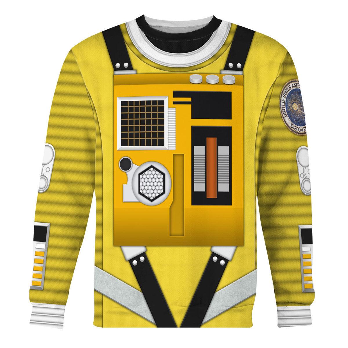 Gearhomie 2001: Space Odyssey Iconic Costume Yellow Hoodie Sweatshirt T-Shirt Sweatpants - Gearhomie.com