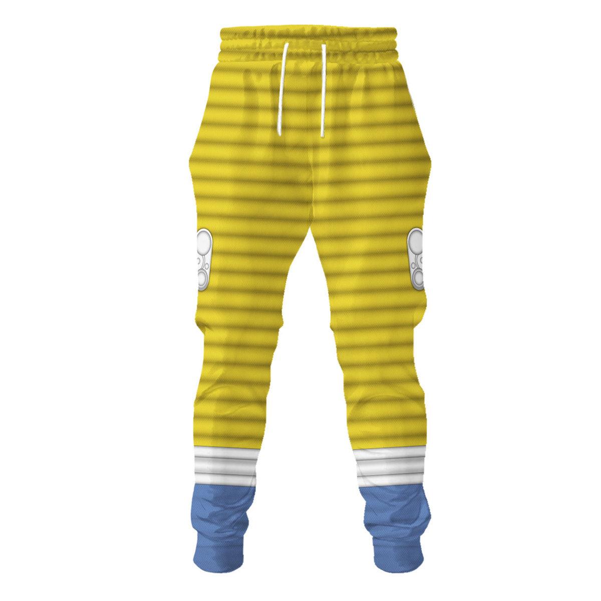 Gearhomie 2001: Space Odyssey Iconic Costume Yellow Hoodie Sweatshirt T-Shirt Sweatpants - Gearhomie.com