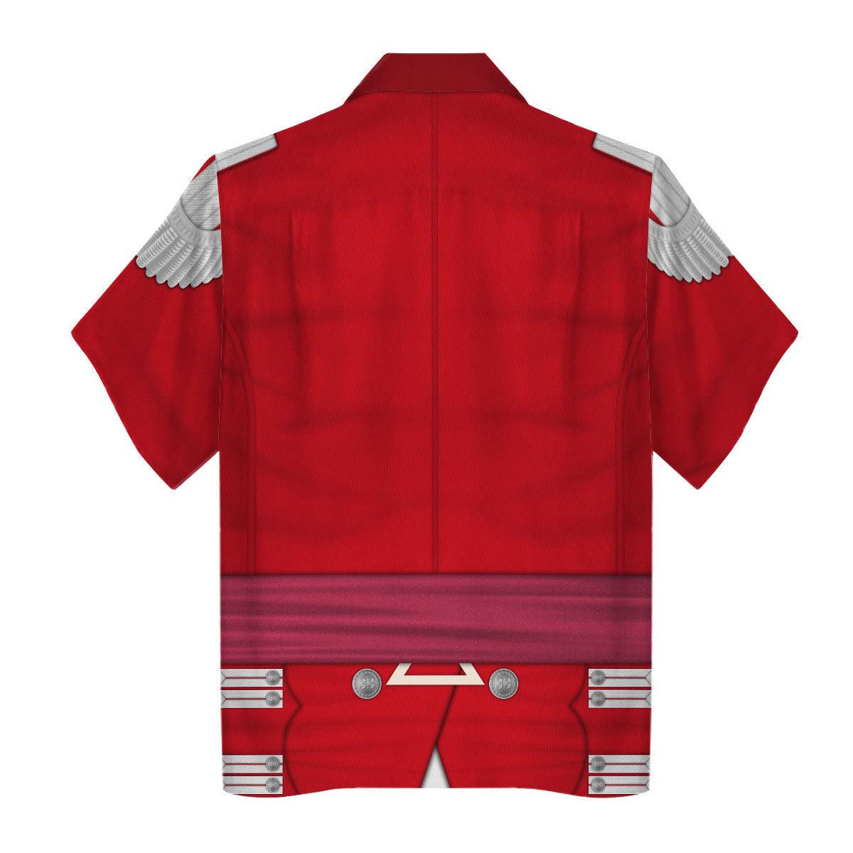 Gearhomie 33rd Foot (1st Yorkshire West Riding) Officer-Flank Company-Full Dress(1812-1815) Uniform All Over Print Hoodie Sweatshirt T-Shirt Tracksuit - Gearhomie.com