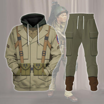 Gearhomie 442nd Infantry Regiment Corporal Costume Hoodie Sweatshirt T-Shirt Tracksuit - Gearhomie.com