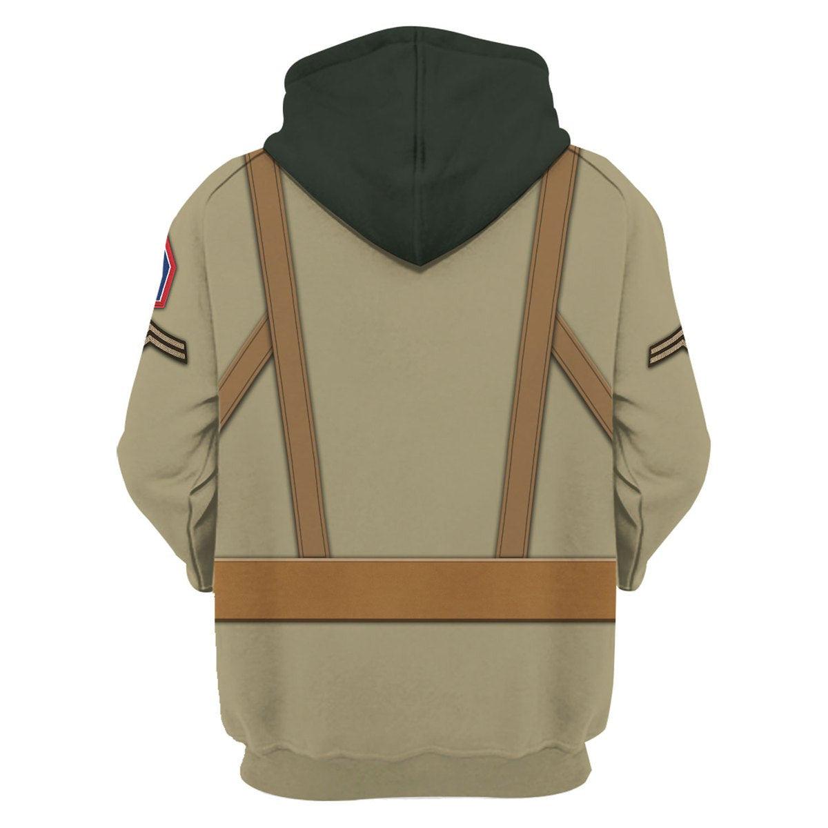 Gearhomie 442nd Infantry Regiment Corporal Costume Hoodie Sweatshirt T-Shirt Tracksuit - Gearhomie.com