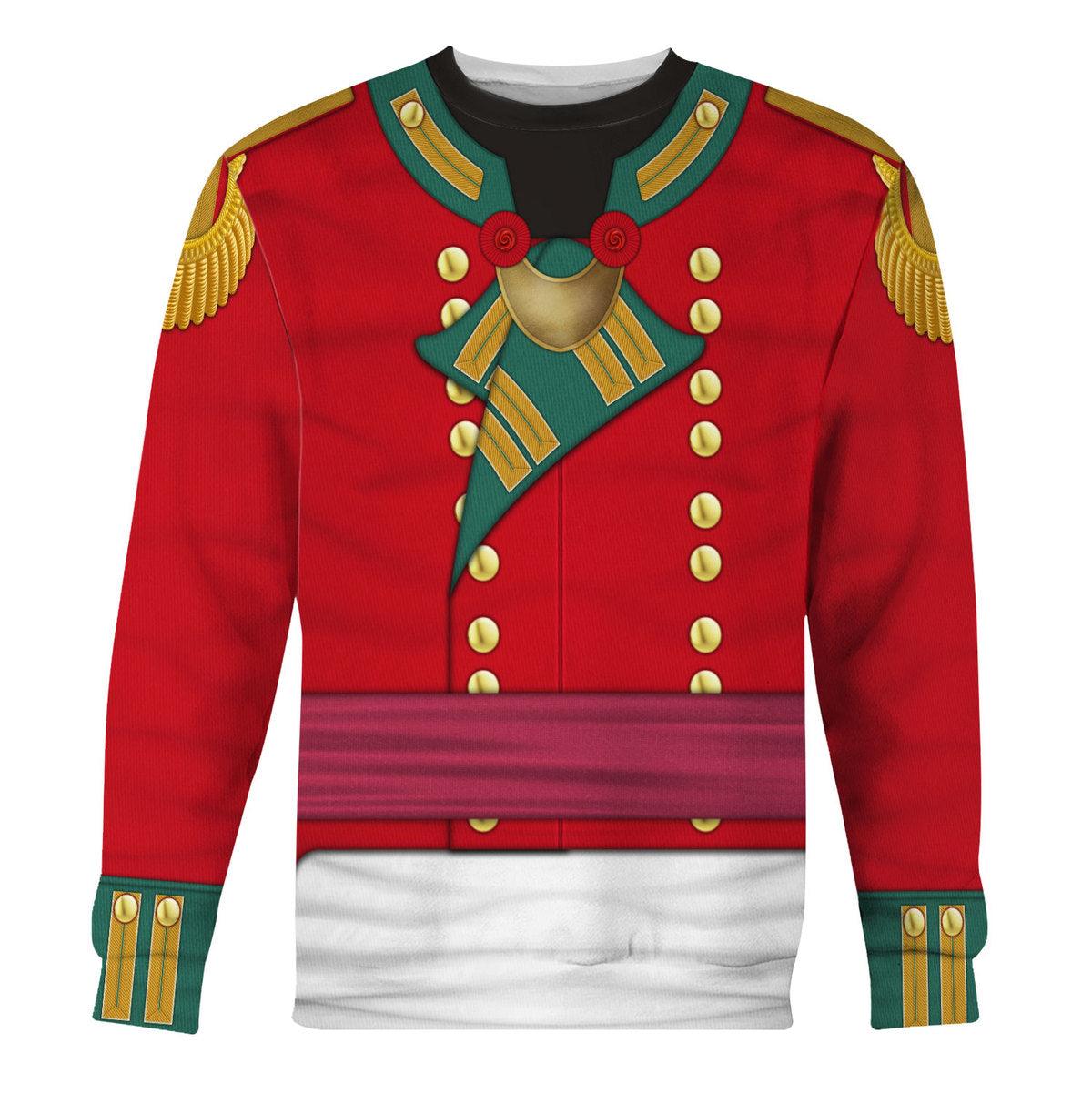 Gearhomie 69th Foot (South Lincolnshire) Officer- Flank Company (1812-1815) Uniform All Over Print Hoodie Sweatshirt T-Shirt Tracksuit - Gearhomie.com