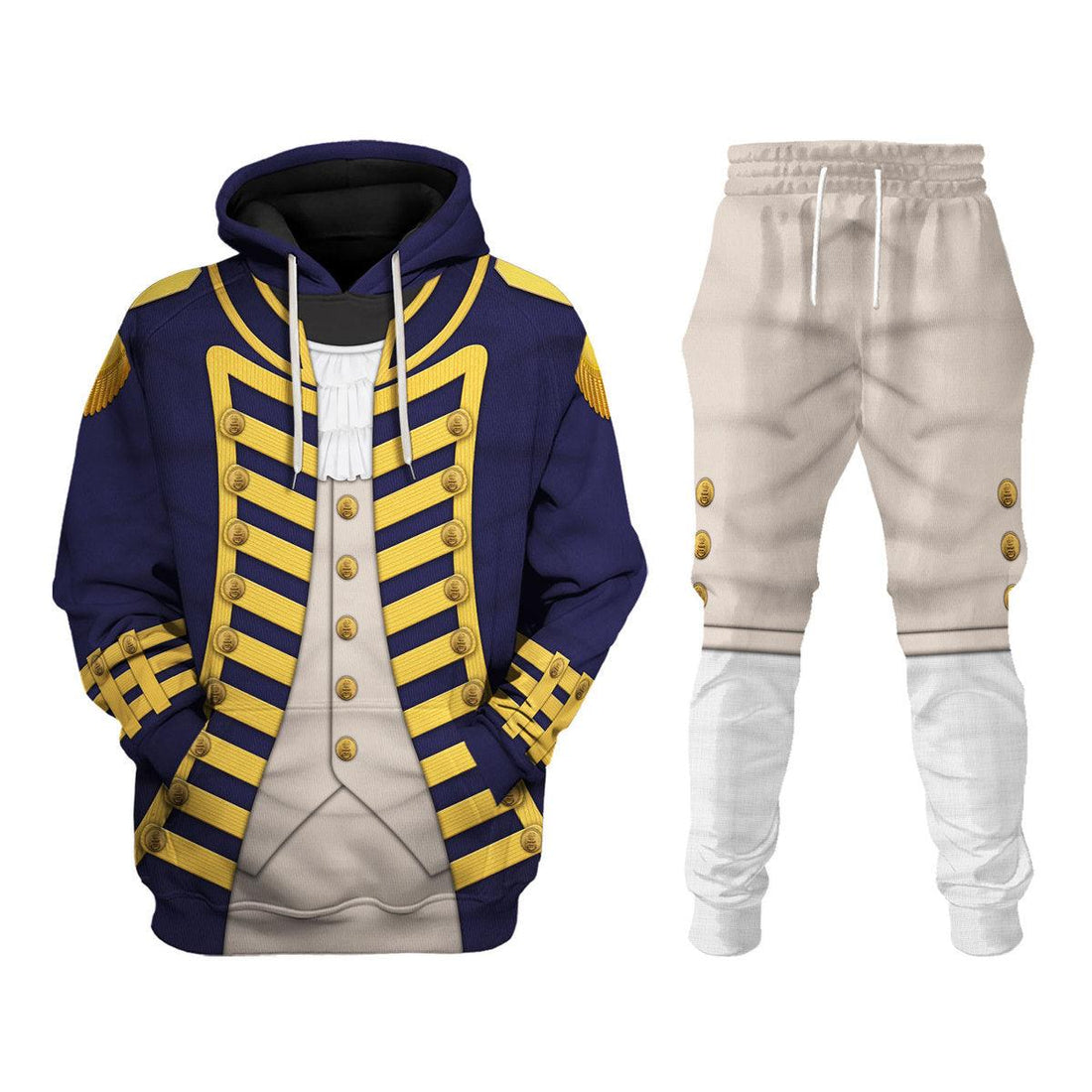 Gearhomie Admiral Collingwood Uniform All Over Print Hoodie Sweatshirt T-Shirt Tracksuit - DucG