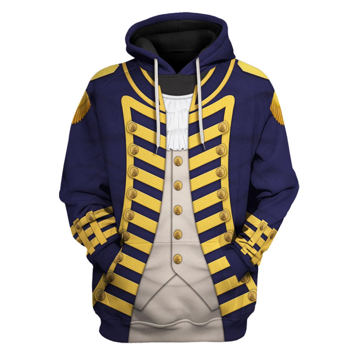 Gearhomie Admiral Collingwood Uniform All Over Print Hoodie Sweatshirt T-Shirt Tracksuit - DucG