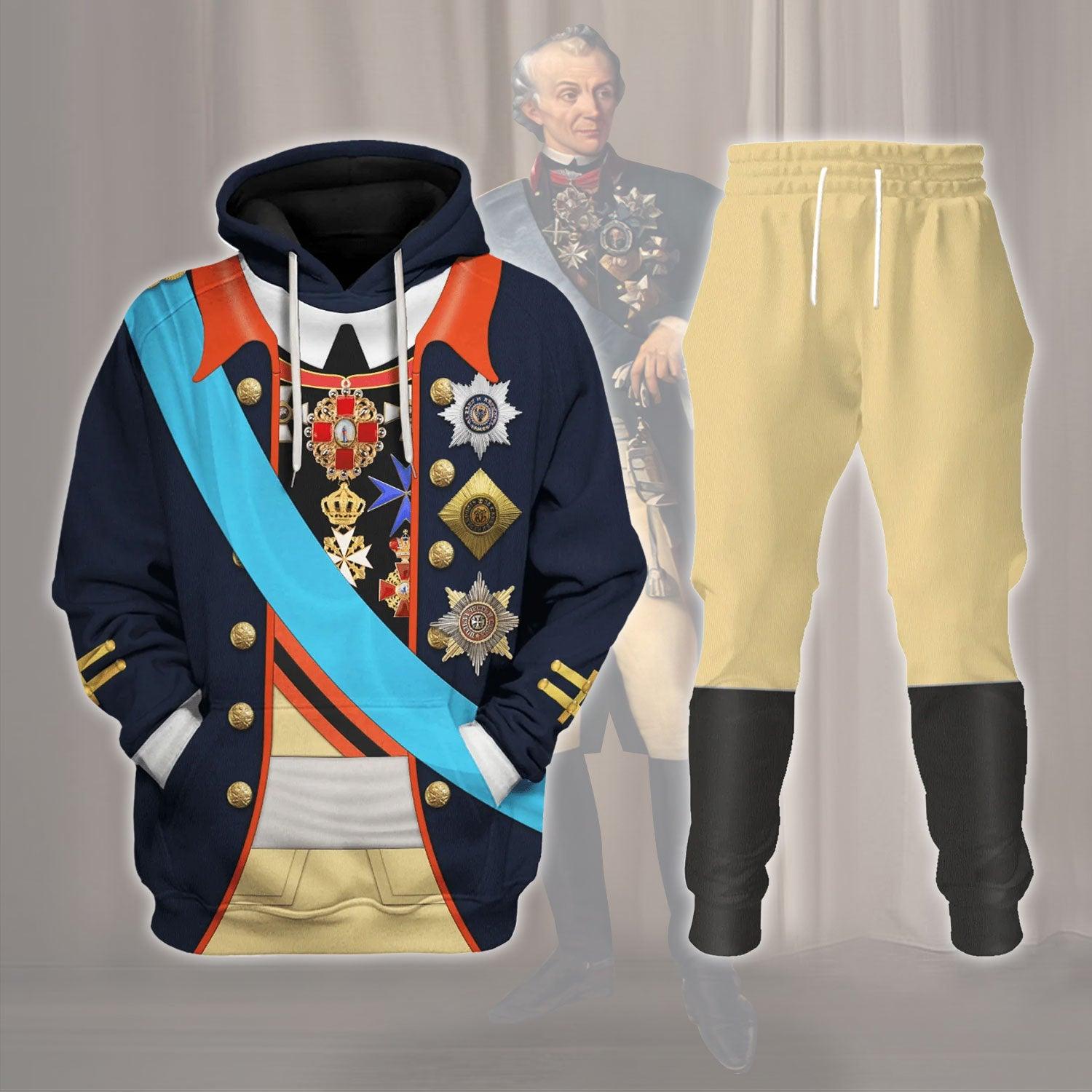 Gearhomie Aleksandr Vasilyevich Suvorov Costume Hoodie Sweatshirt T-Shirt Tracksuit - Gearhomie.com