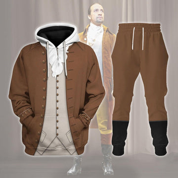 Gearhomie Alexander Hamilton Founding Father of The United States Costume Hoodie Sweatshirt T-Shirt Tracksuit - Gearhomie.com
