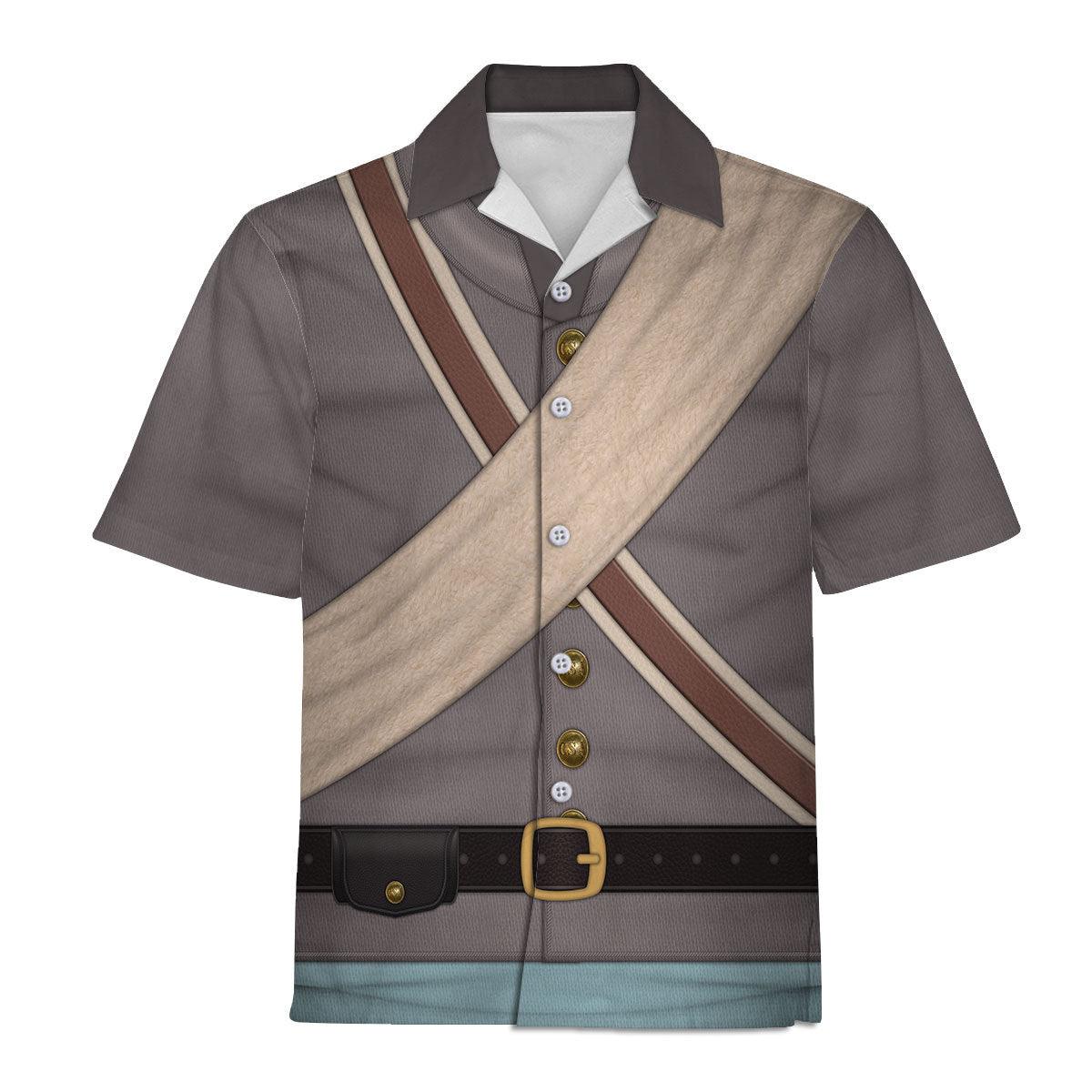 Gearhomie American Confederate Army-Infantry-Private Soldier Uniform All Over Print Hoodie Sweatshirt T-Shirt Tracksuit - Gearhomie.com