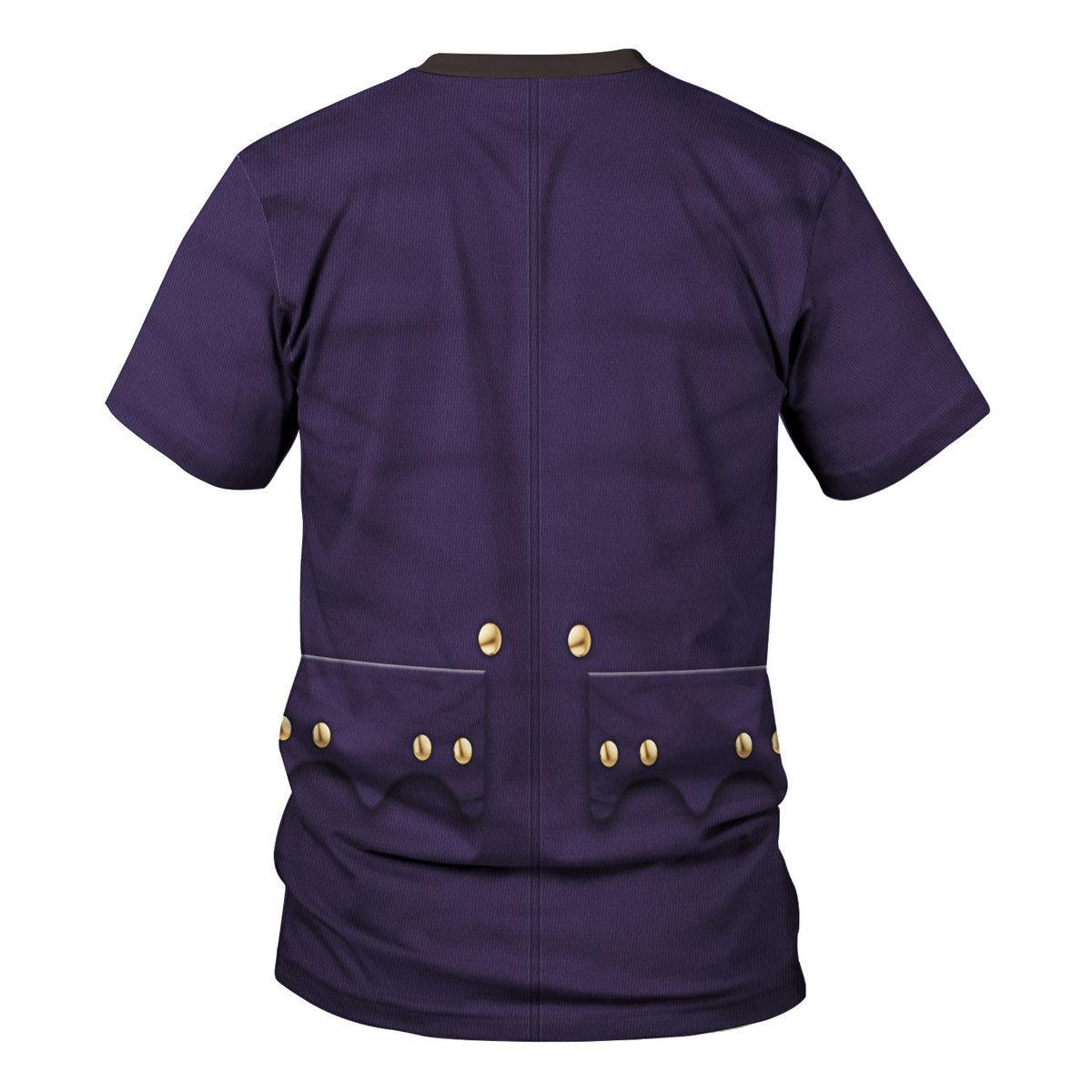 Gearhomie American Infantry Officer-1776-1783 Uniform All Over Print Hoodie Sweatshirt T-Shirt Tracksuit - Gearhomie.com