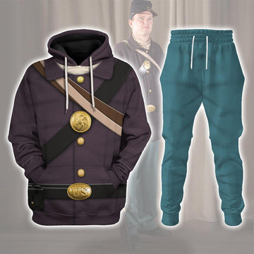 CustomsPig American Union Army-Infantry-Private Soldier Uniform All Over Print Hoodie Sweatshirt T-Shirt Tracksuit - CustomsPig.com