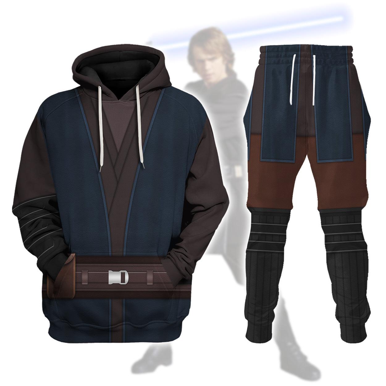 YMskins Anakin Skywalker's Jedi Robes Costume Hoodie Sweatshirt T-Shir ...