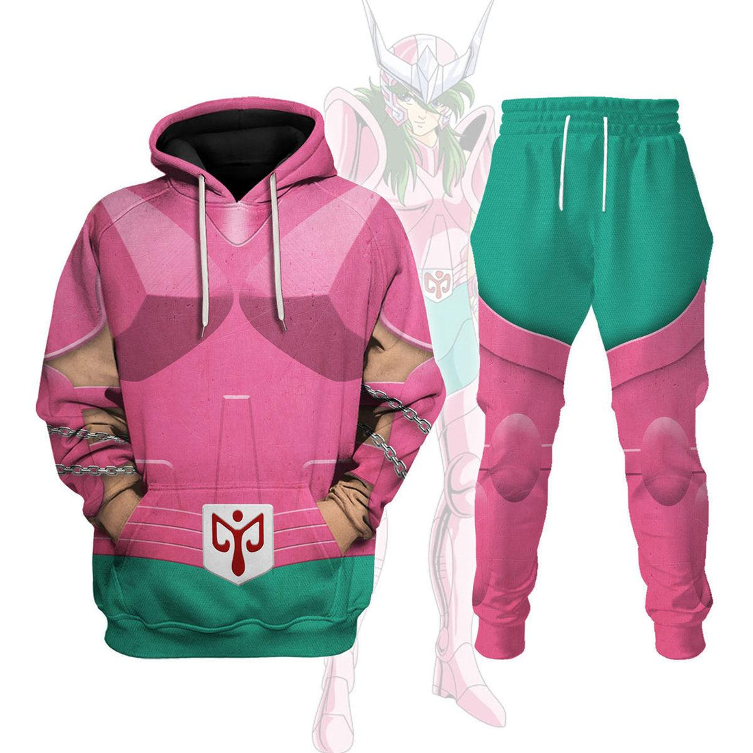 Gearhomie Andromeda Shun Bronze Saints Saint Seiya Costume Hoodie Sweatshirt T-Shirt Tracksuit - DucG