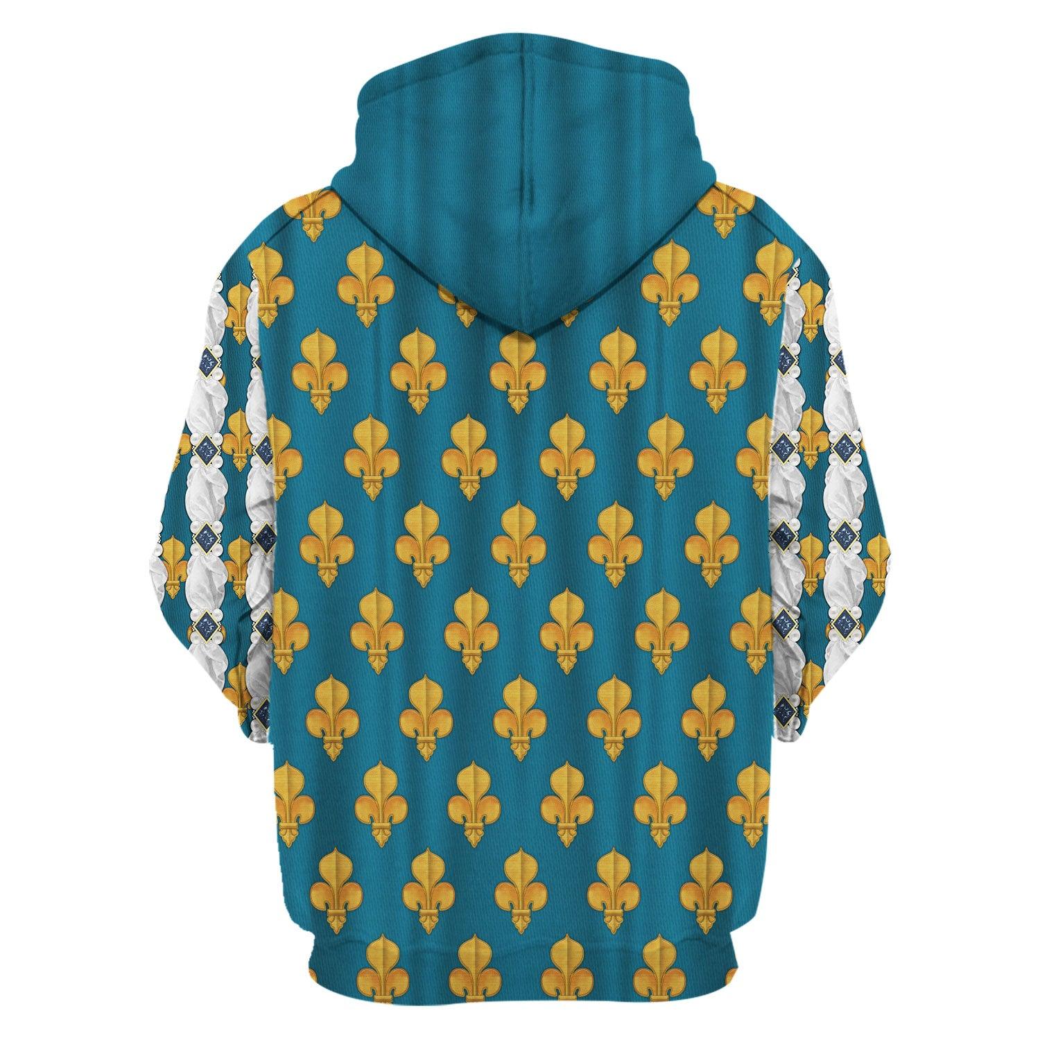 Gearhomie Anne of Austria Costume All Over Print Hoodie Sweatshirt T-Shirt Tracksuit - Gearhomie.com