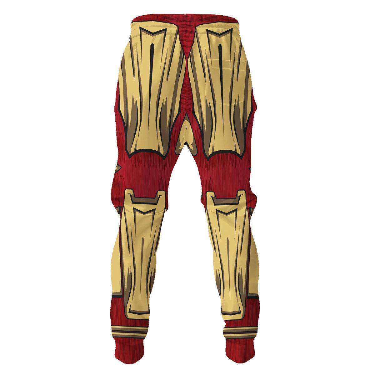 Gearhomie Armored Titan Costume Hoodie Sweatshirt T-Shirt Sweatpants - Gearhomie.com